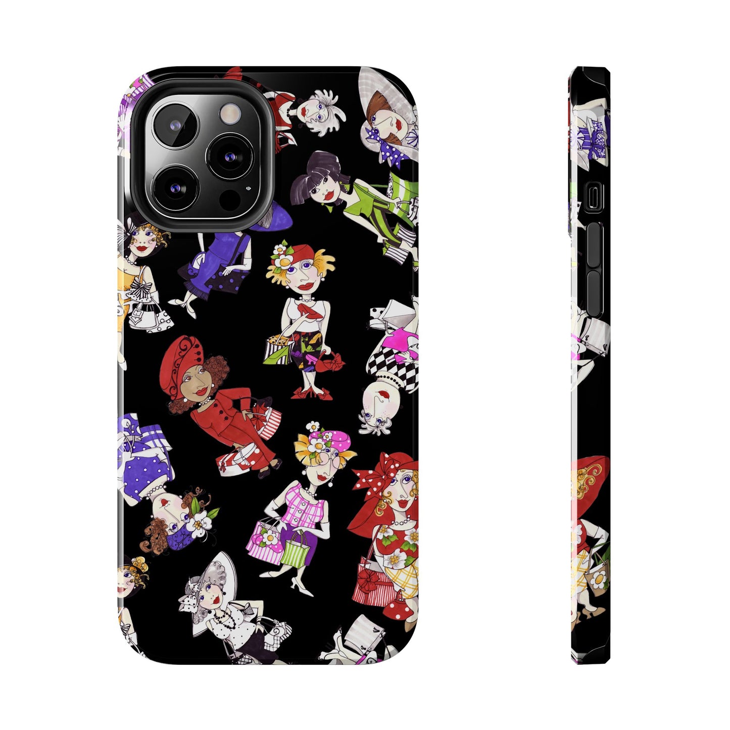 Gone Shopping Tossed Black Phone Case