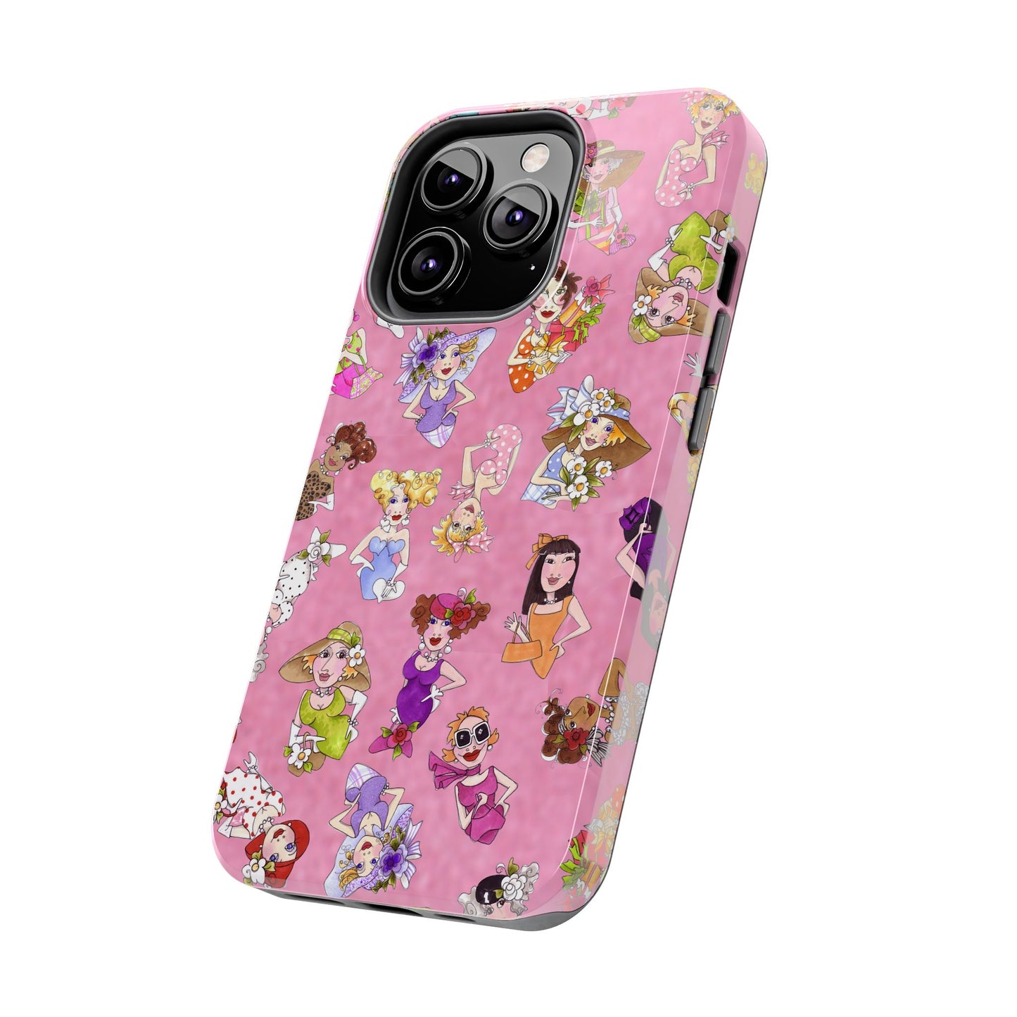 Fast Women Tossed Pink Phone Case