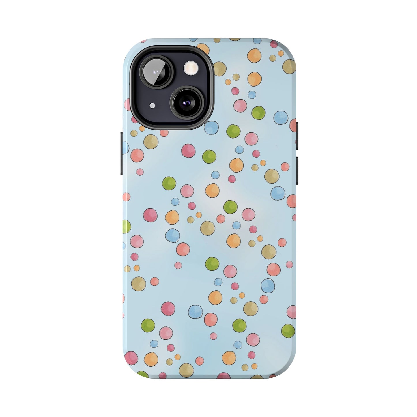 Clown Dots Blue Sky Phone Case