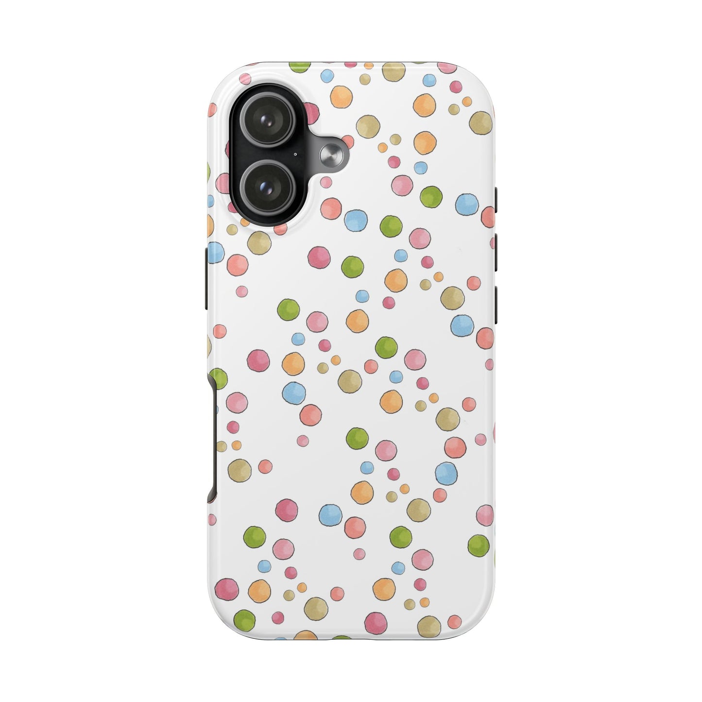 Clown Dots White Phone Case