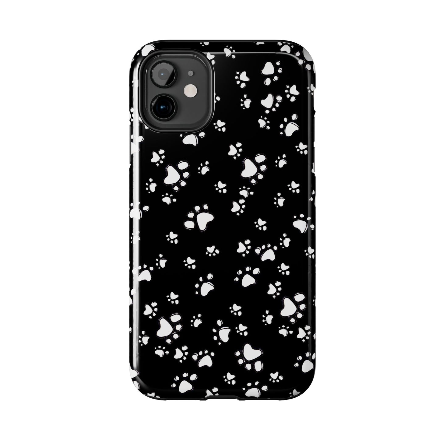 Paw Flakes Black Phone Case