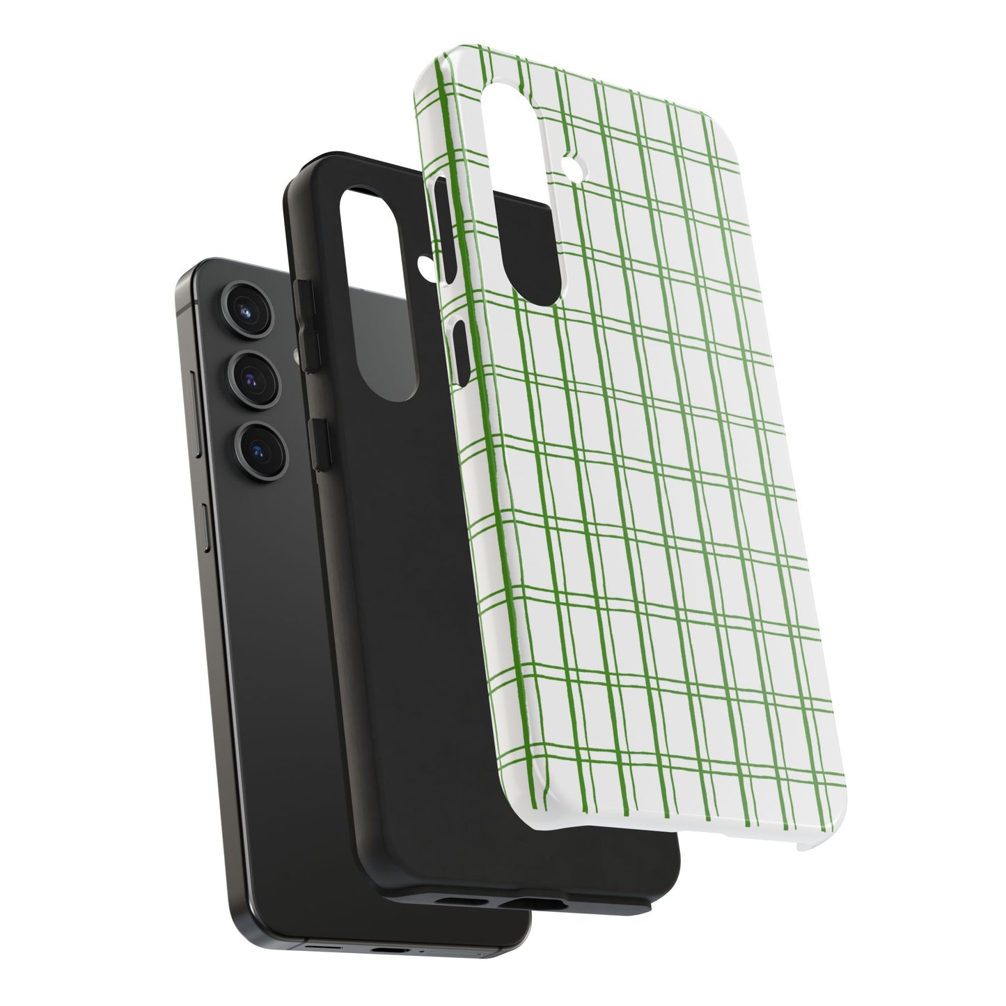 Kitchen Plaid White / Green Phone Case