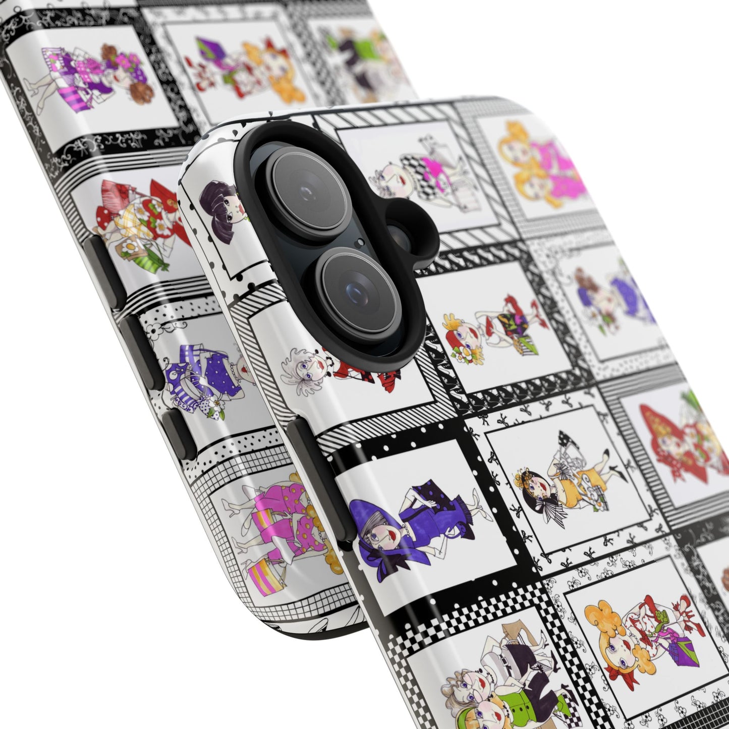 Gone Shopping White / Black Phone Case