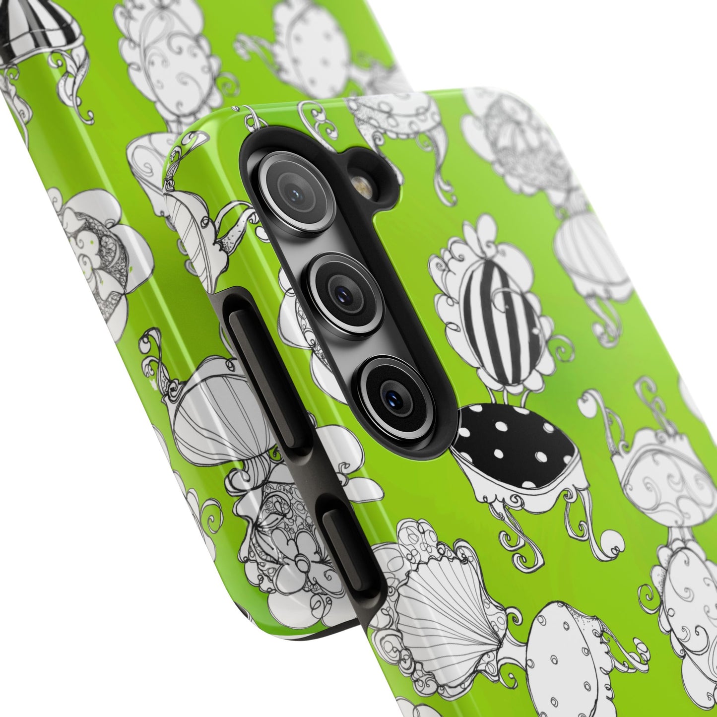 Bistro Chairs Lime Phone Case