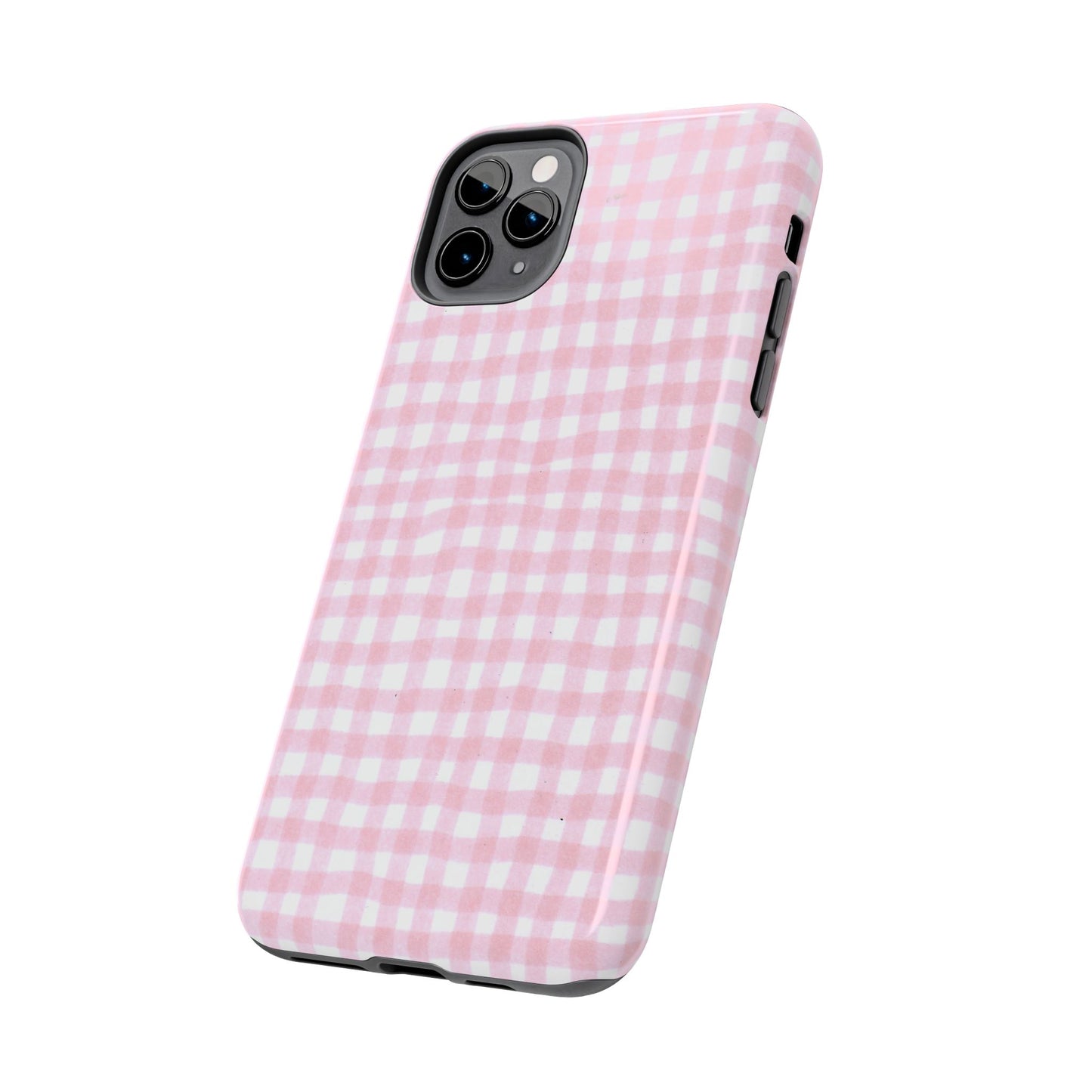 Wonky Chipper Check Pink Phone Case