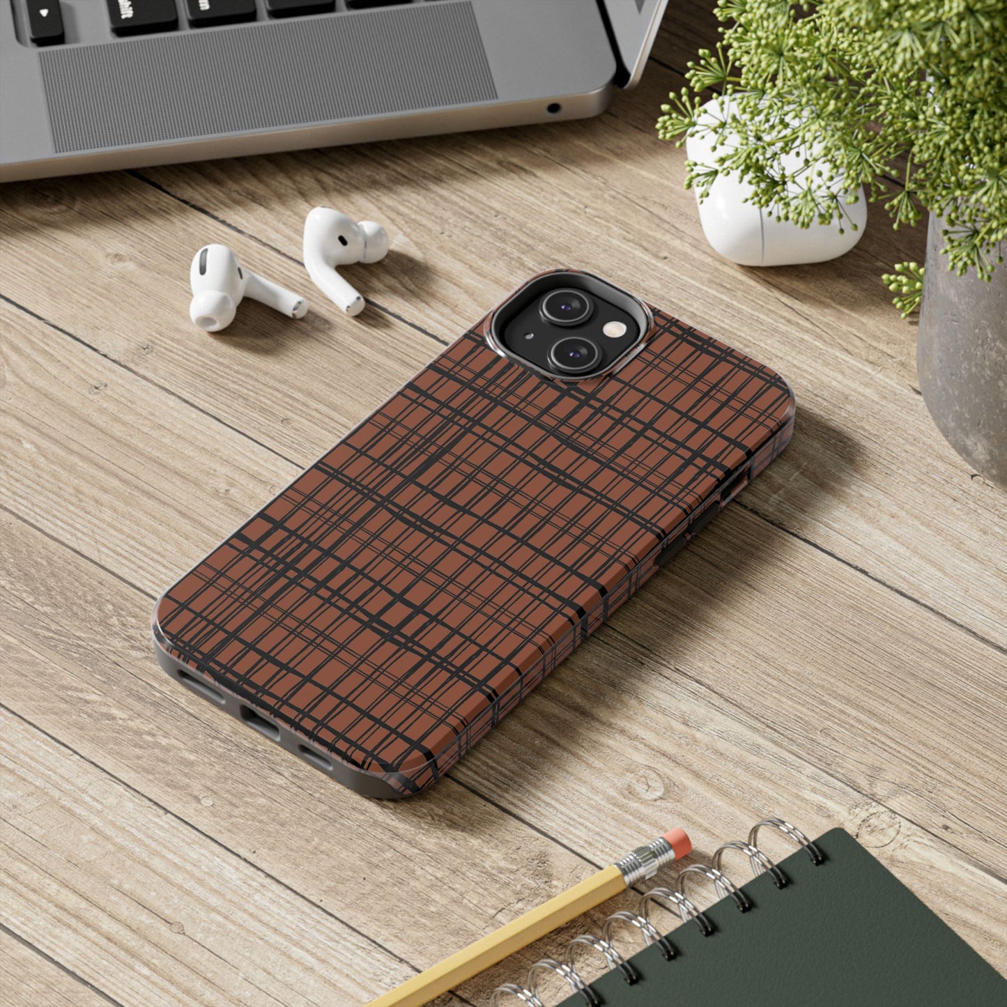 Doggie Fence Rust Phone Case