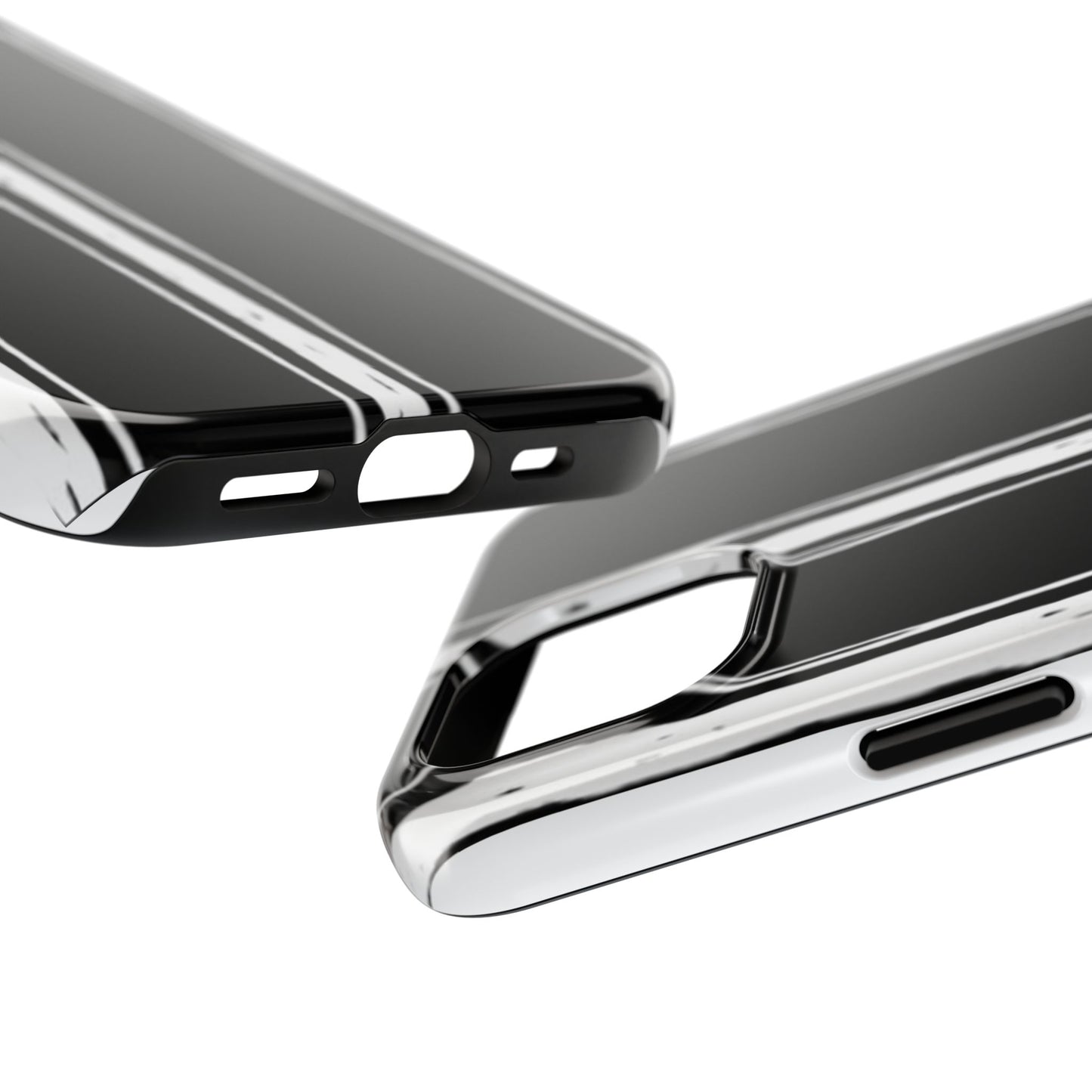Black / White Stripe Phone Case