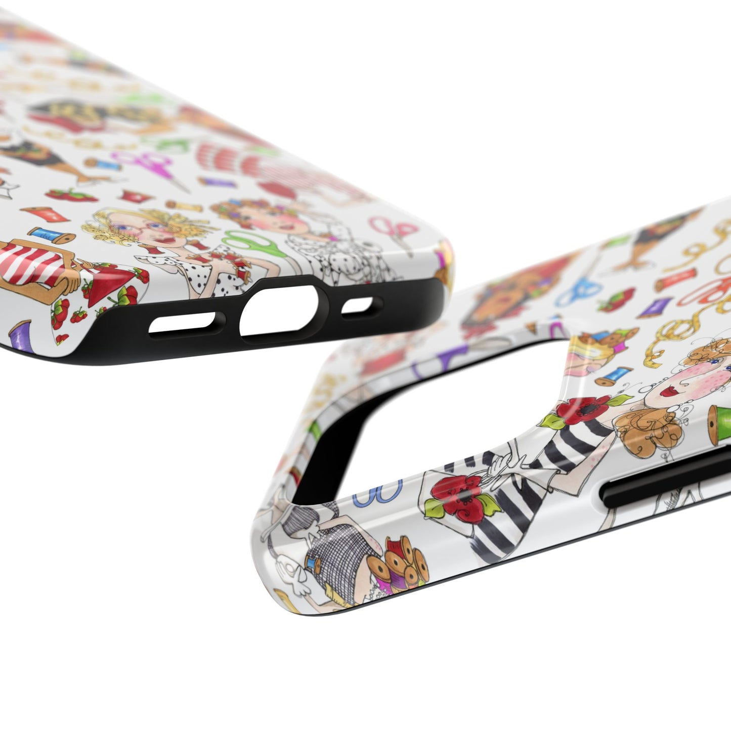 Sew Tossed White Phone Case