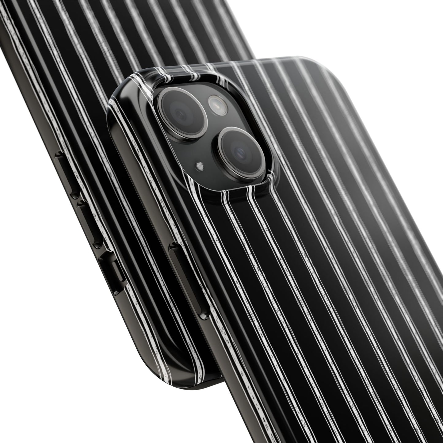 Napkin Stripe Black / White Phone Case
