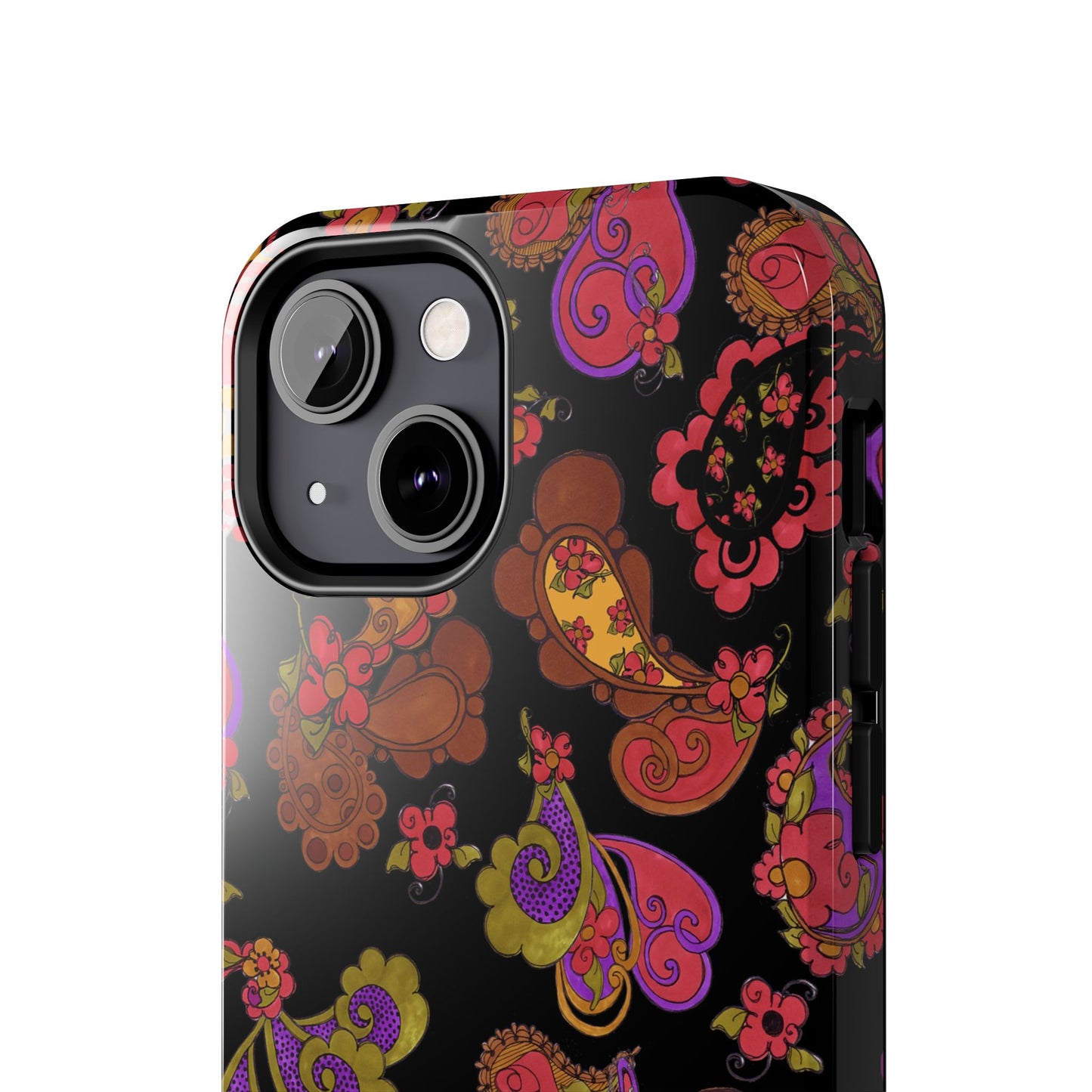Posie Paisley Black Phone Case
