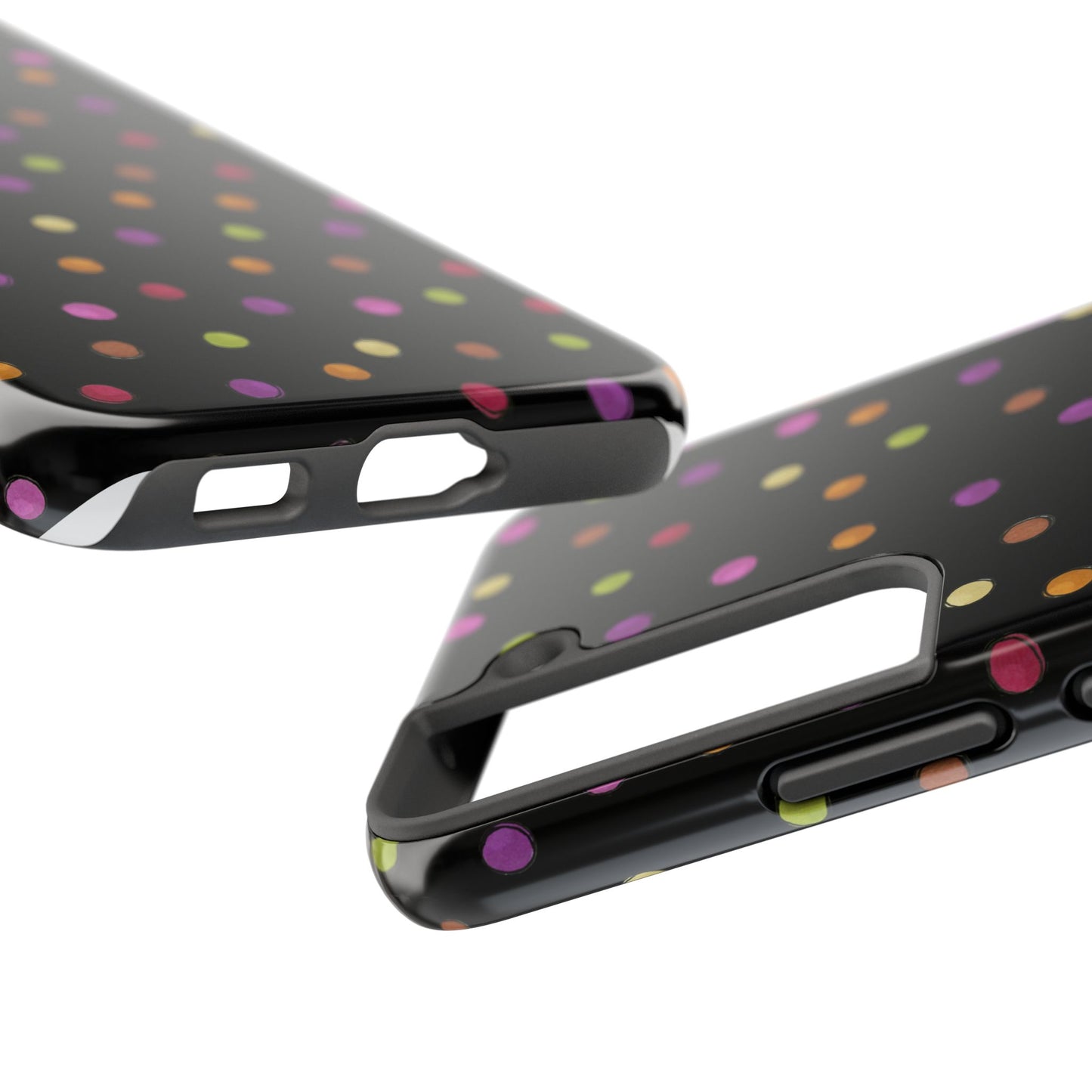 Tea Dot Black Phone Case