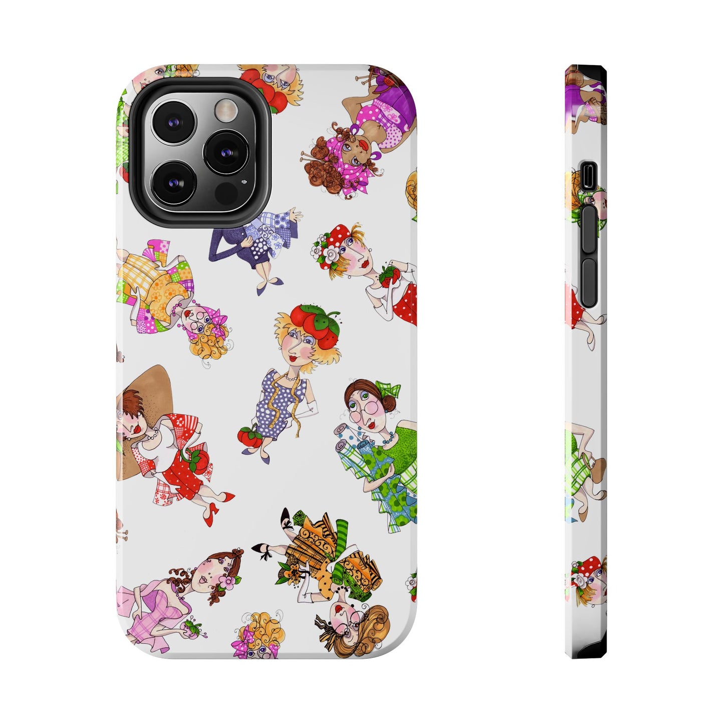 Fun Ladies Tossed White Phone Case