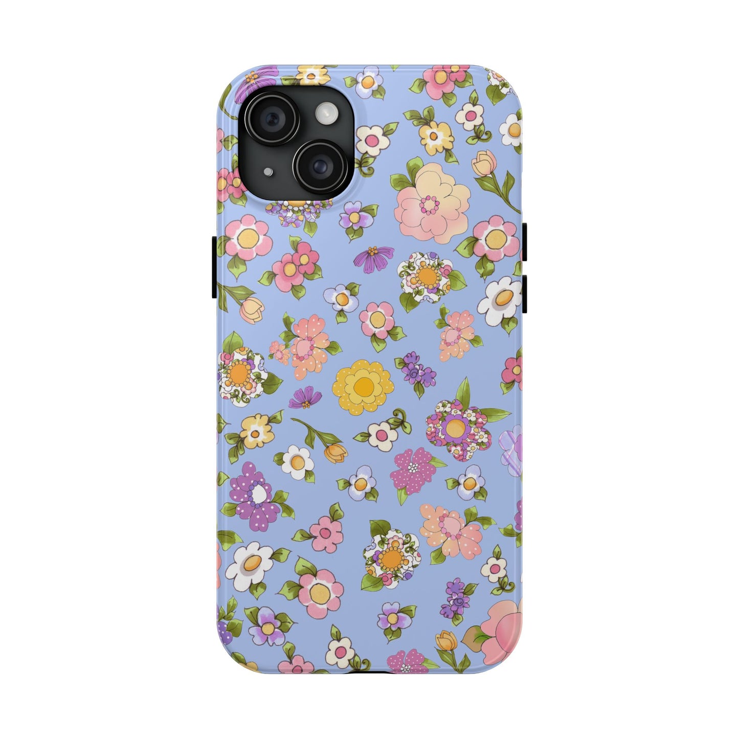 Flowery Blue Phone Case