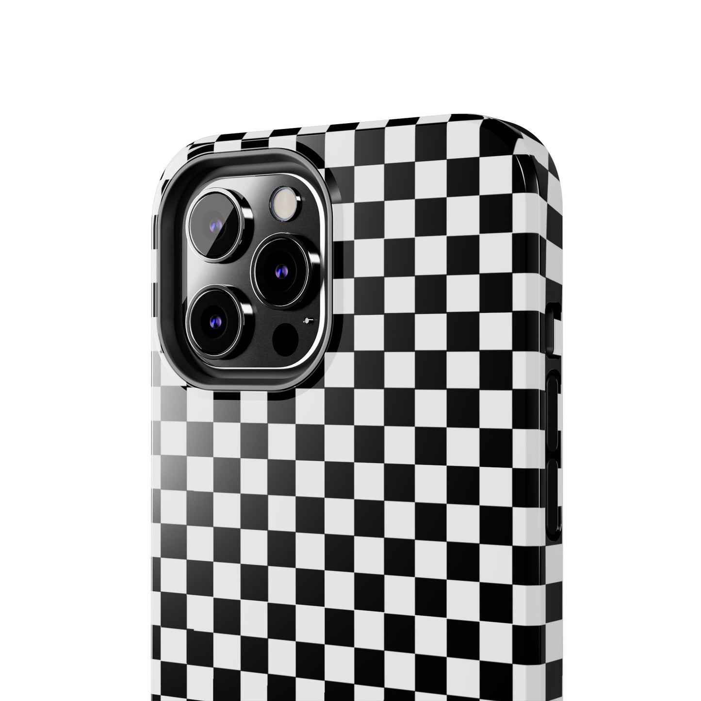 Checkerboard Black / White Phone Case