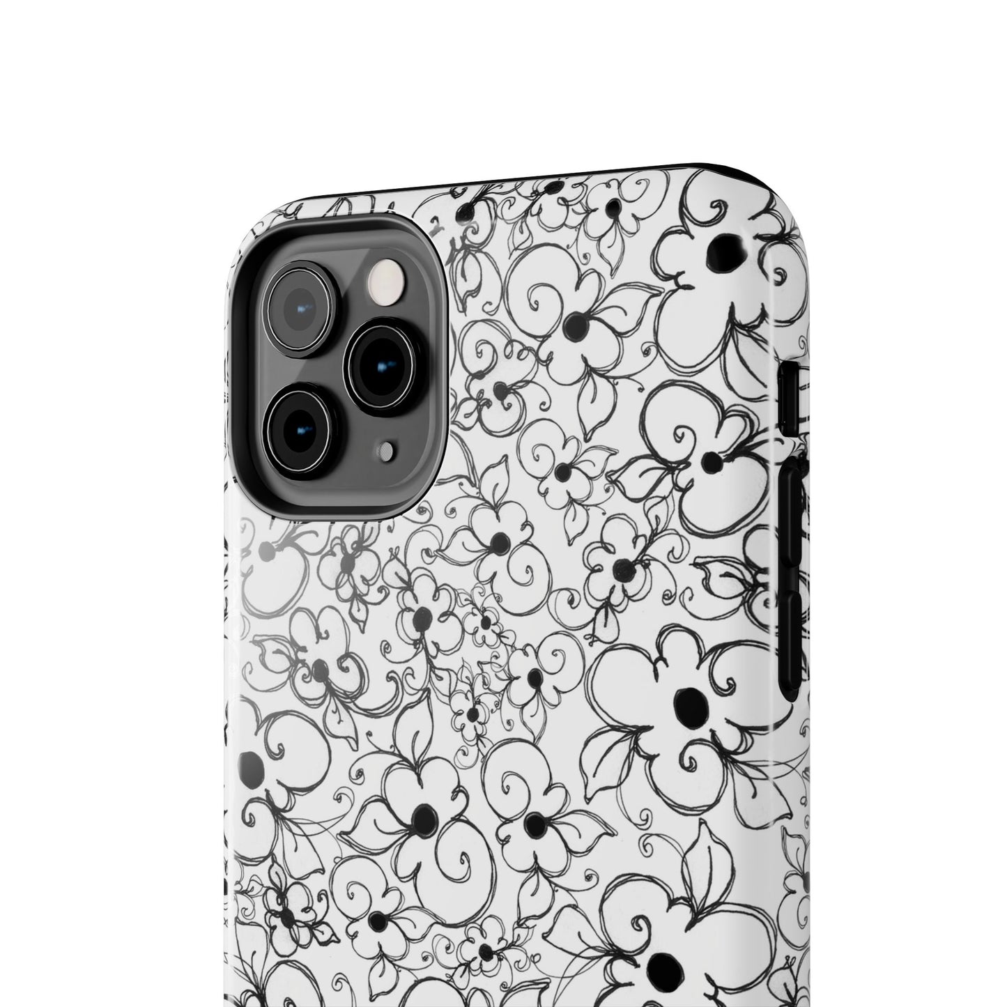 Dog Daisies White Phone Case