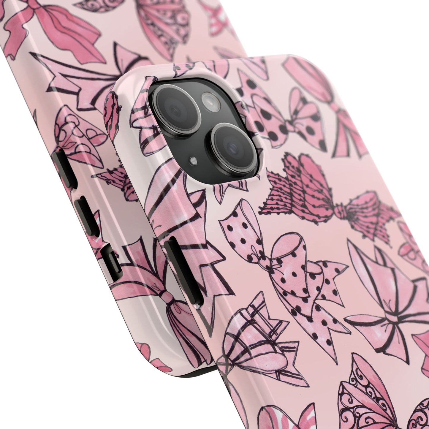 Blushing Bows Pink Sky Phone Case