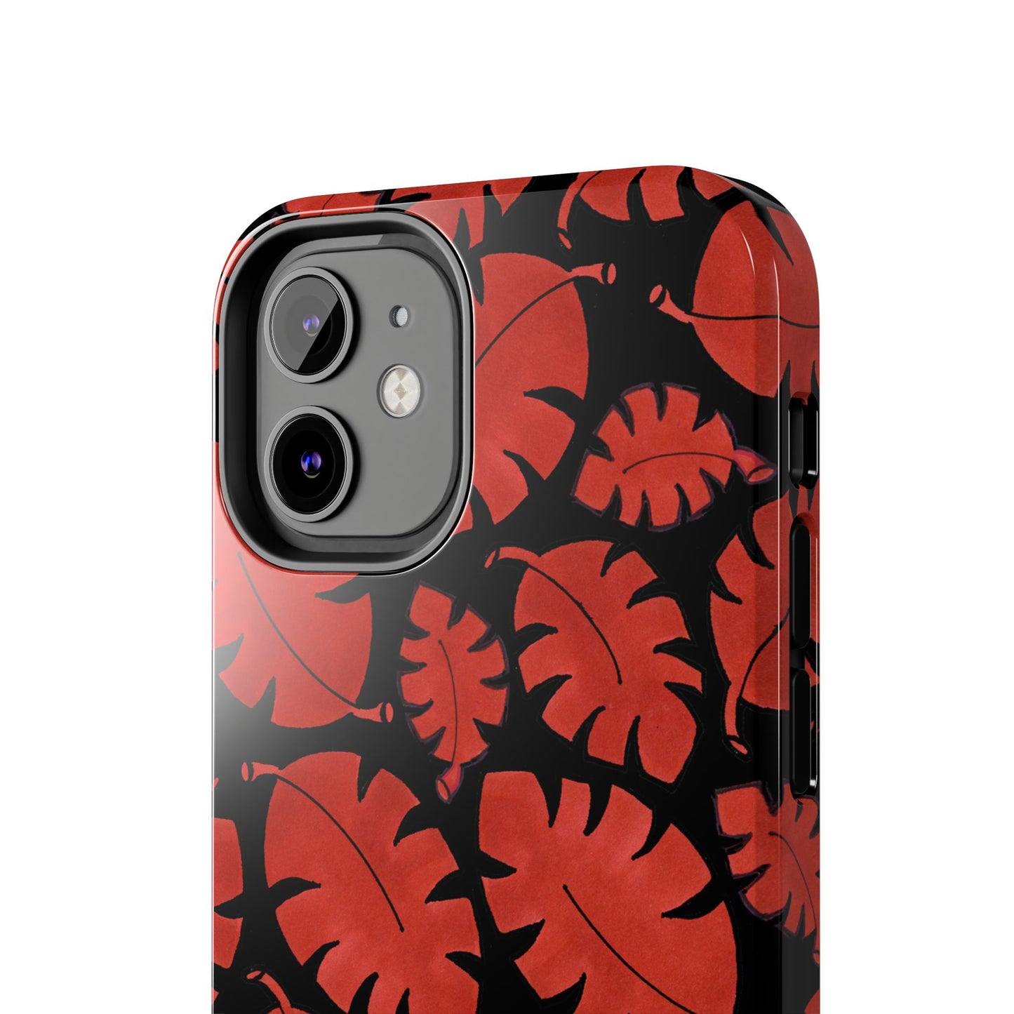 Red Bananas Black Phone Case