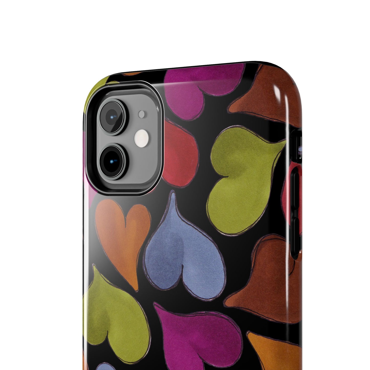 Big Hearted Black Phone Case