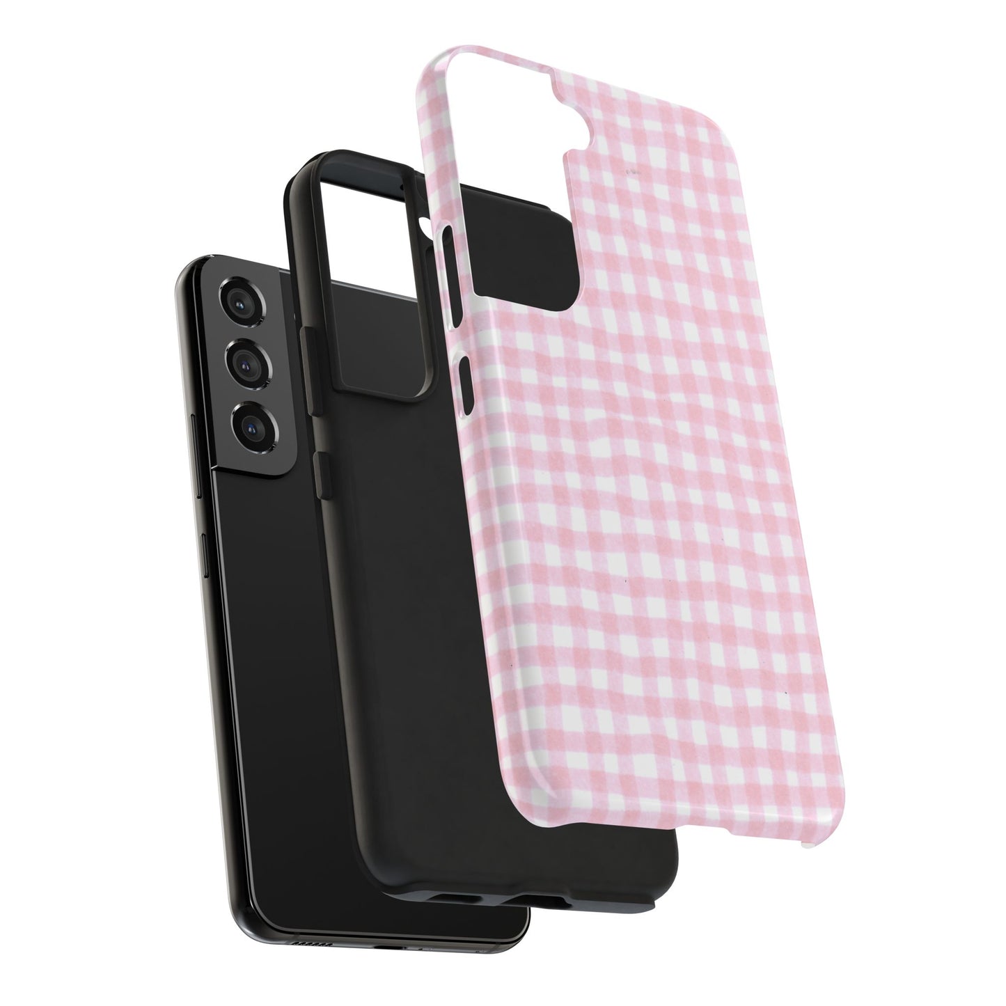 Wonky Chipper Check Pink Phone Case