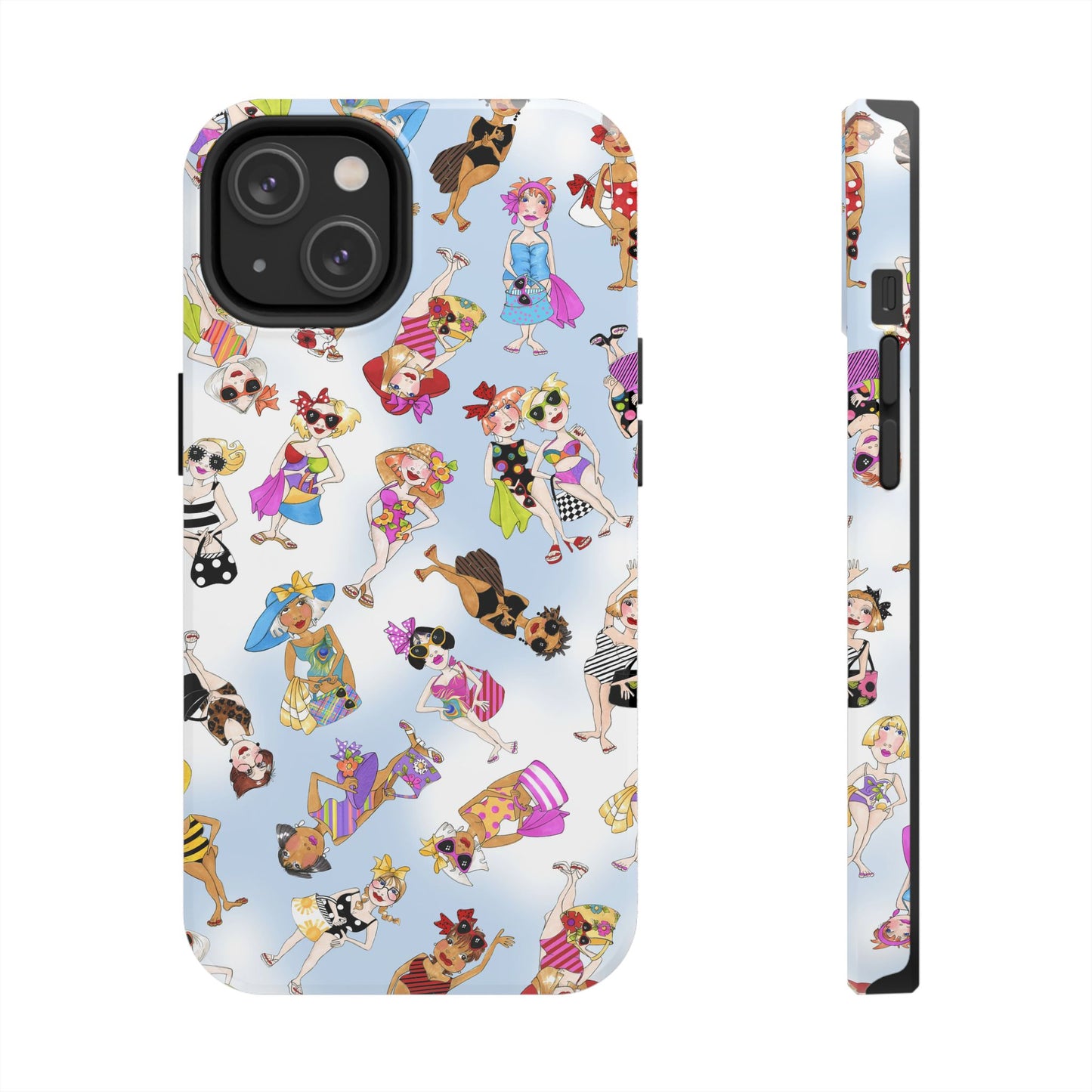 Tossed Beauties Blue Sky Phone Case