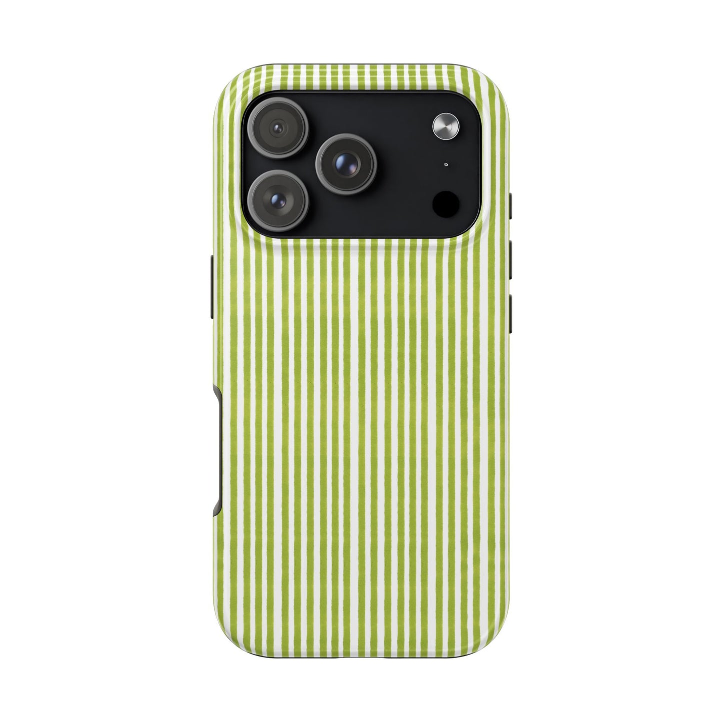 Lazy Stripe Lime Phone Case