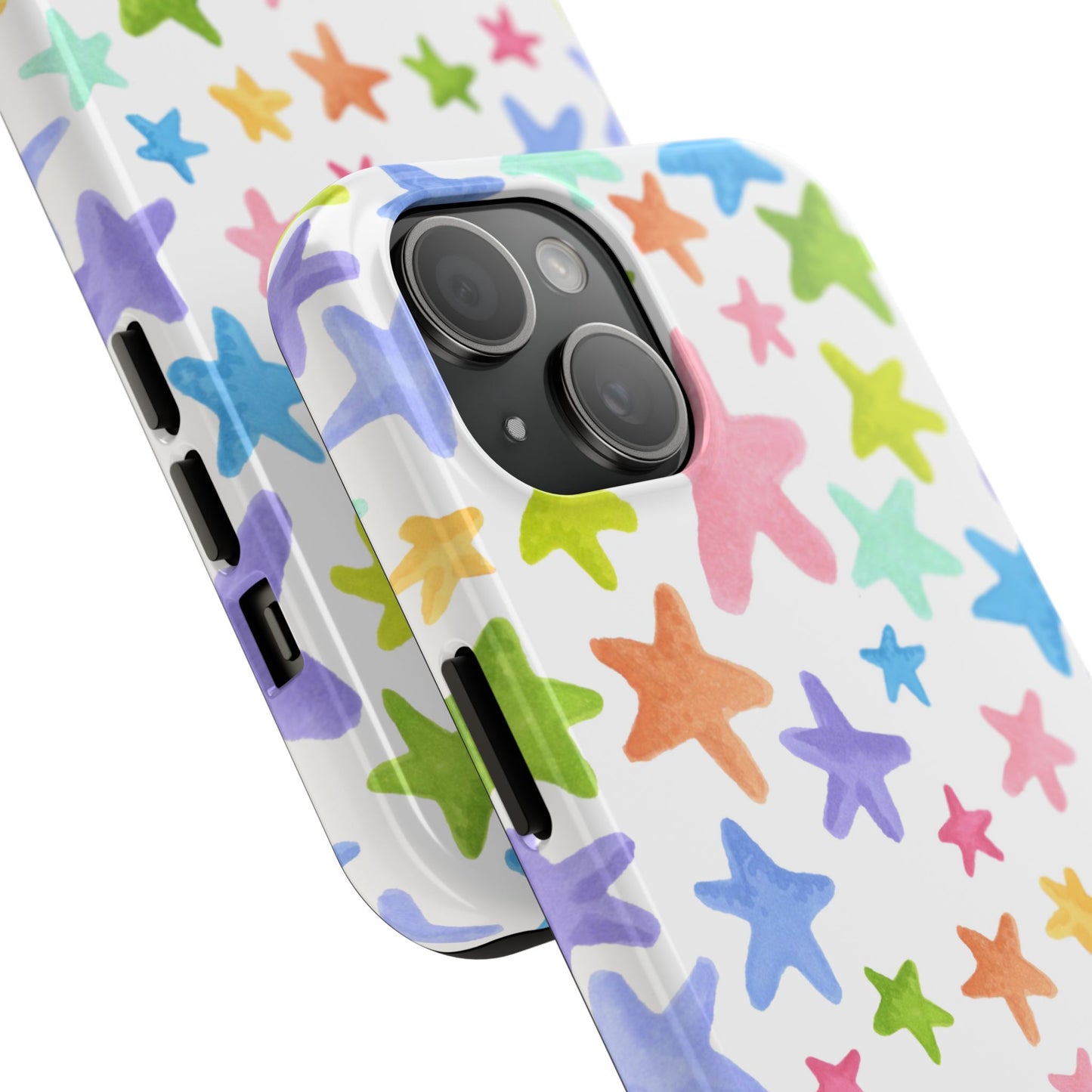 Happy Stars White Phone Case