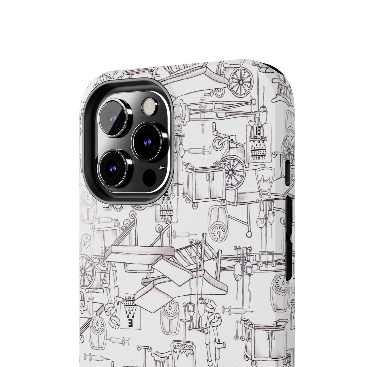 Essentials White / White Phone Case