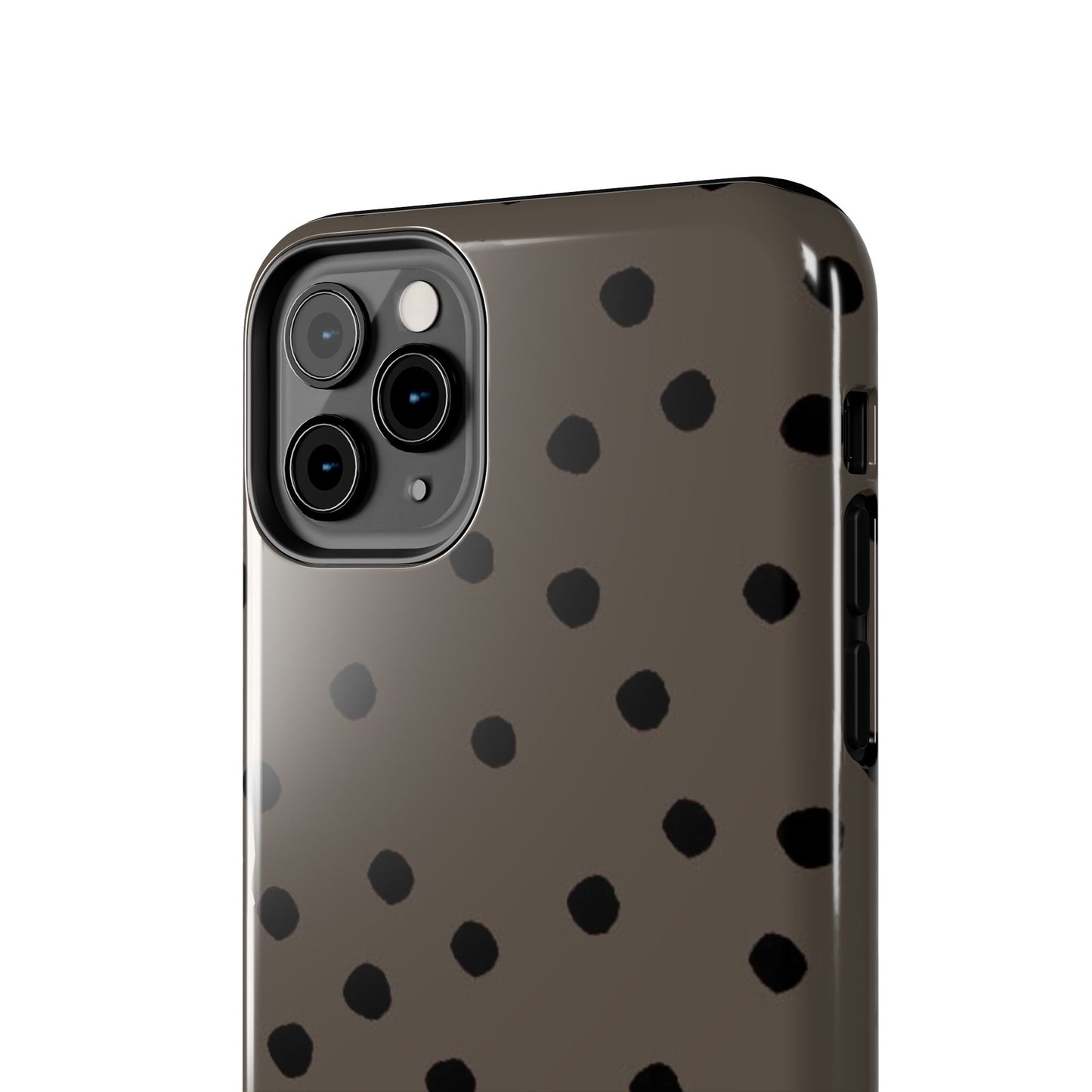 Dinky Dots Toast / Black Phone Case