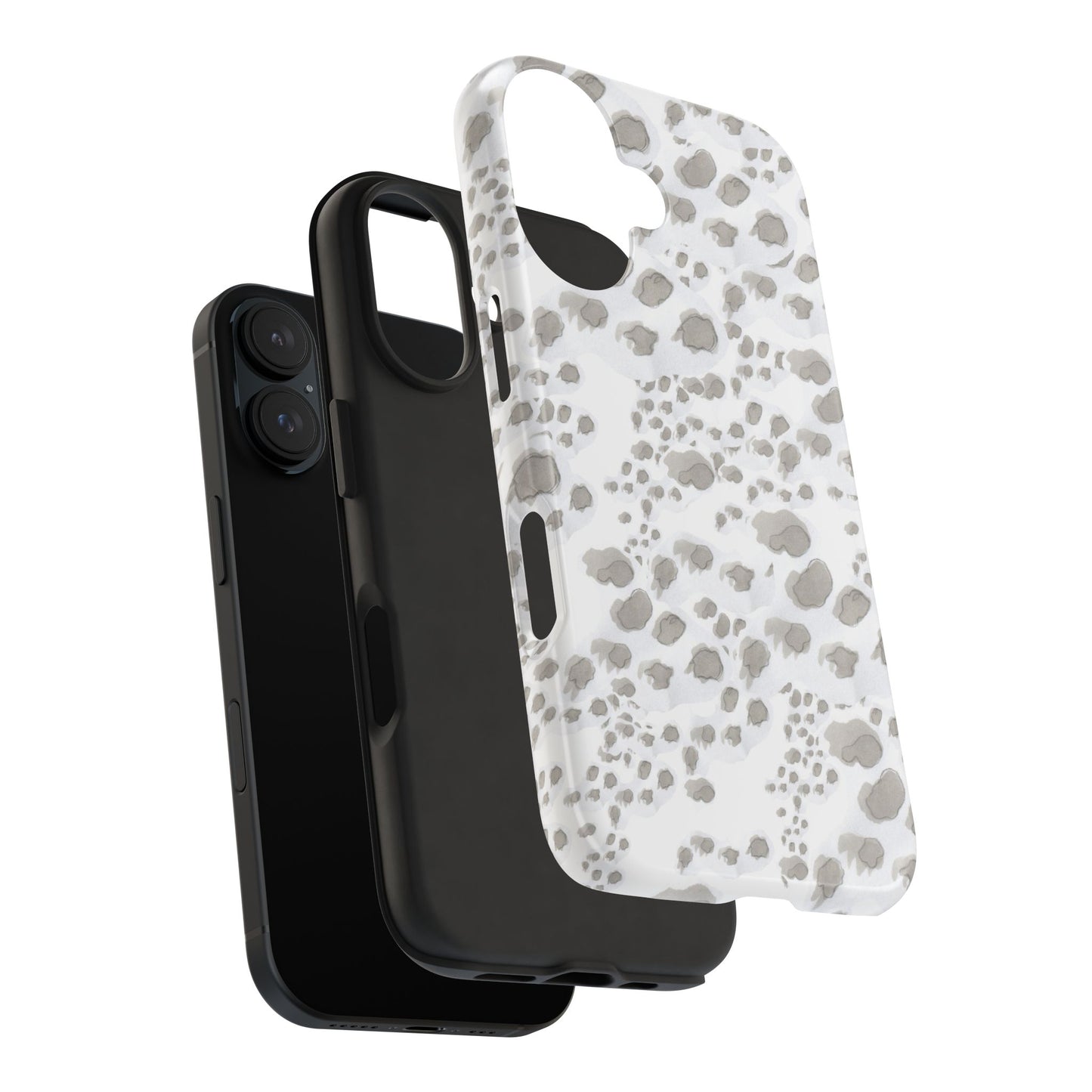 Kitty Dots White Phone Case