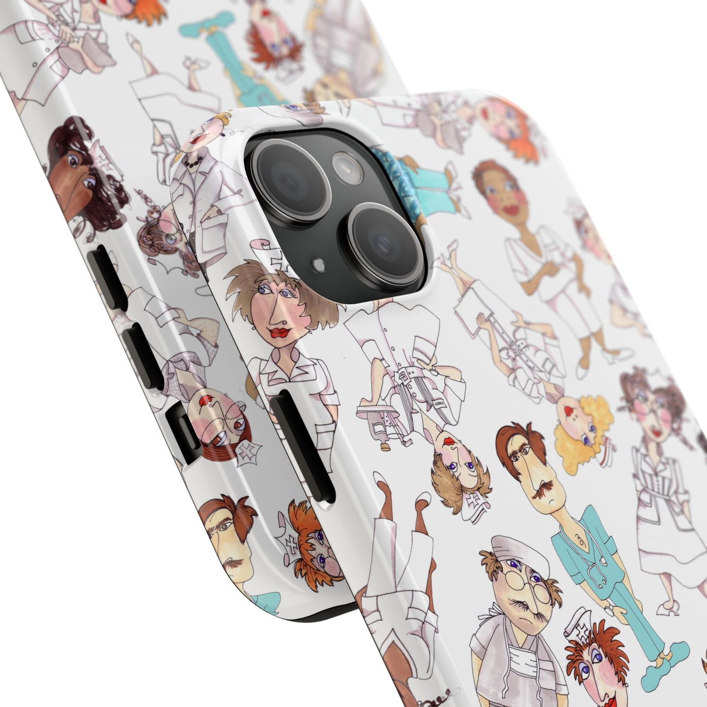 Happy Staff White Phone Case