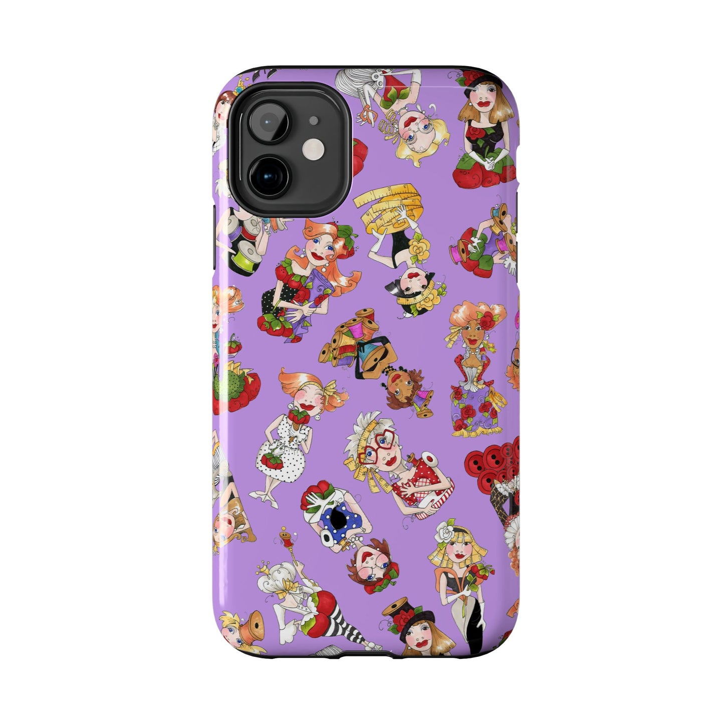 Curious Toss Purple Phone Case