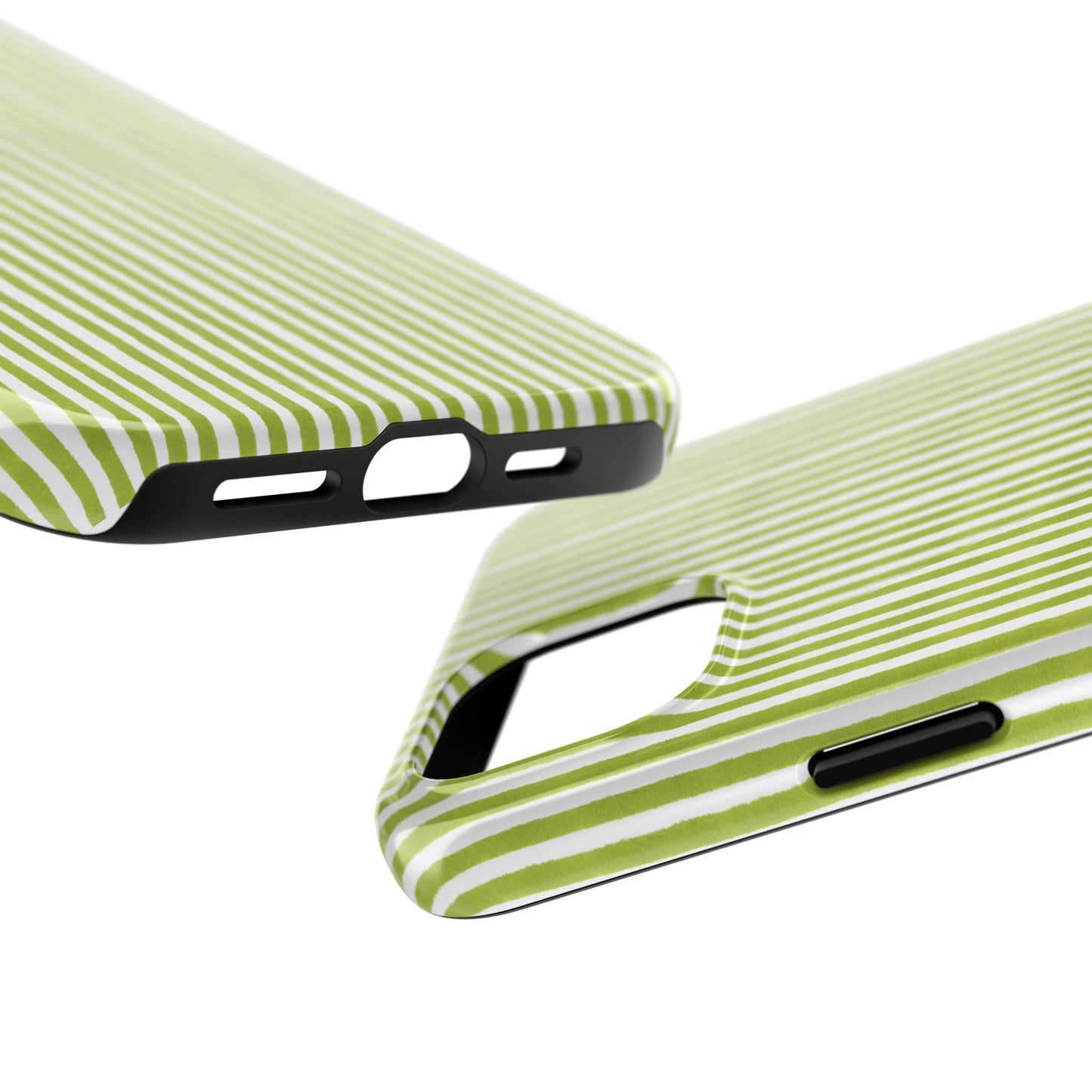 Lazy Stripe Lime Phone Case