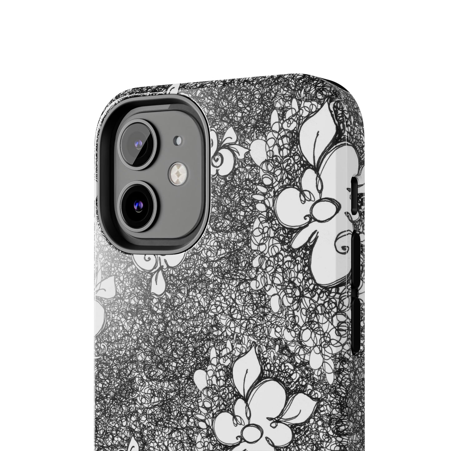Flower Scribbles Phone Case