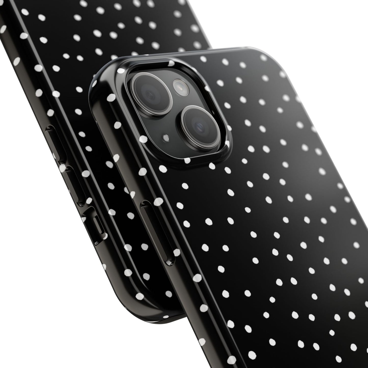 Dinky Dots Black / White Phone Case