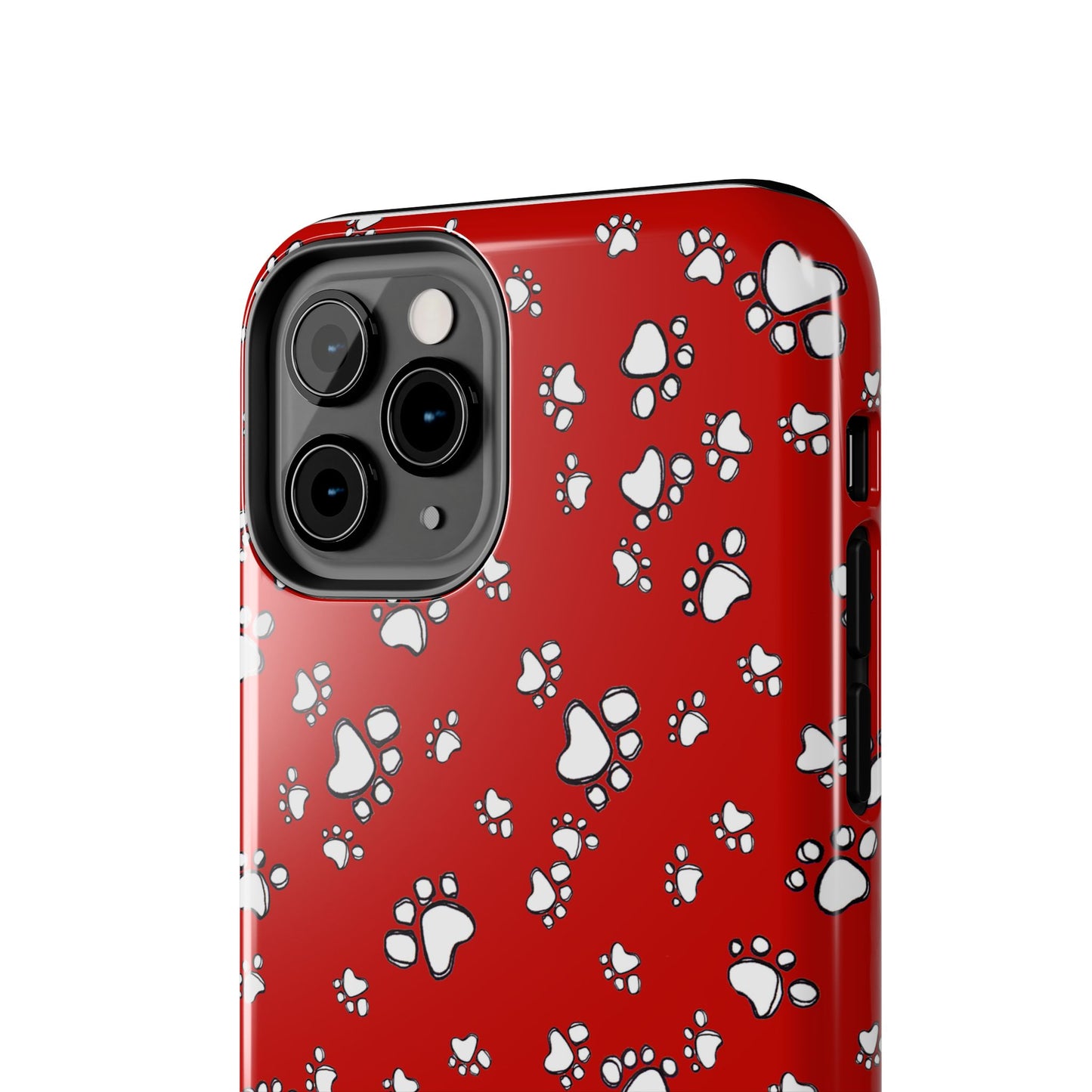 Paw Flakes Red Phone Case