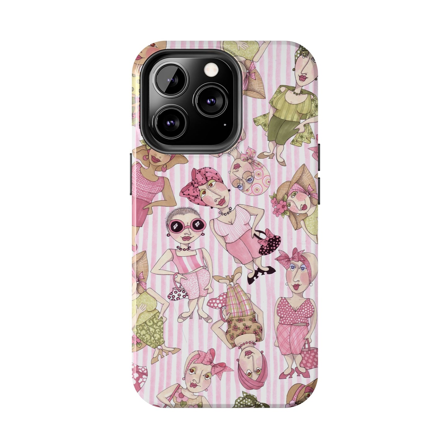 Tossed Ladies Pink Phone Case