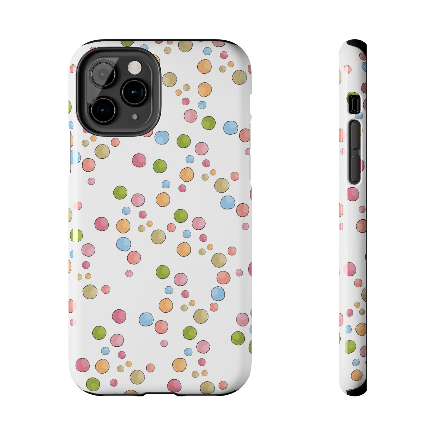 Clown Dots White Phone Case