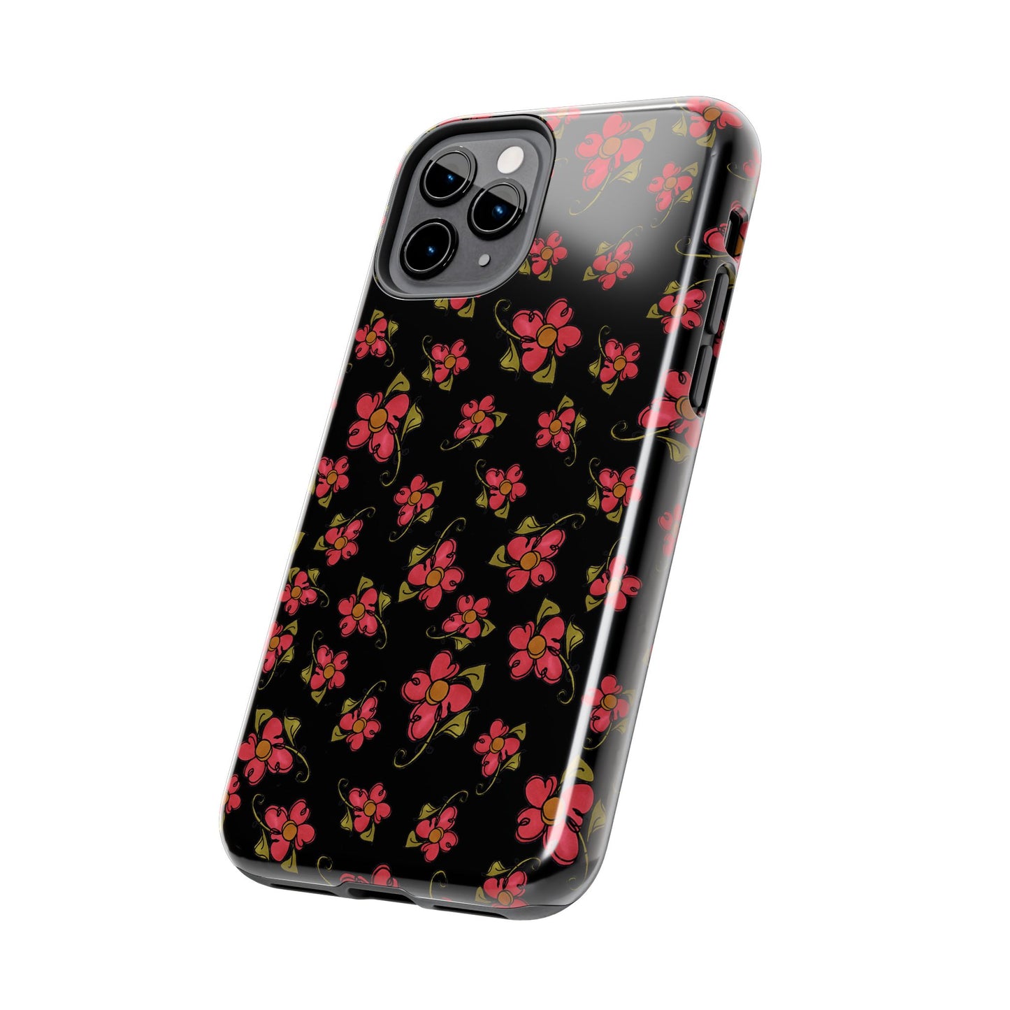 Daisy Caper Black Phone Case