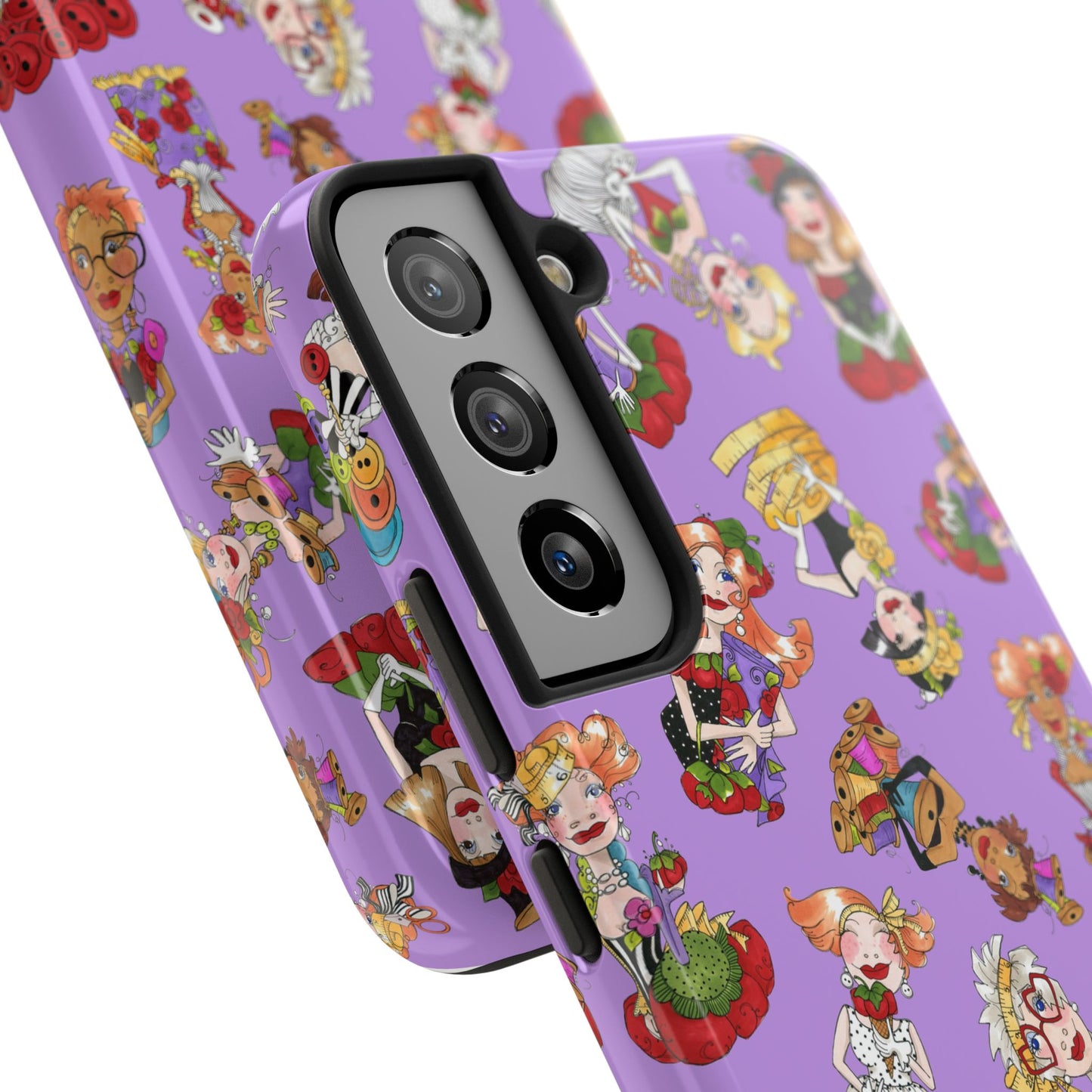 Curious Toss Purple Phone Case