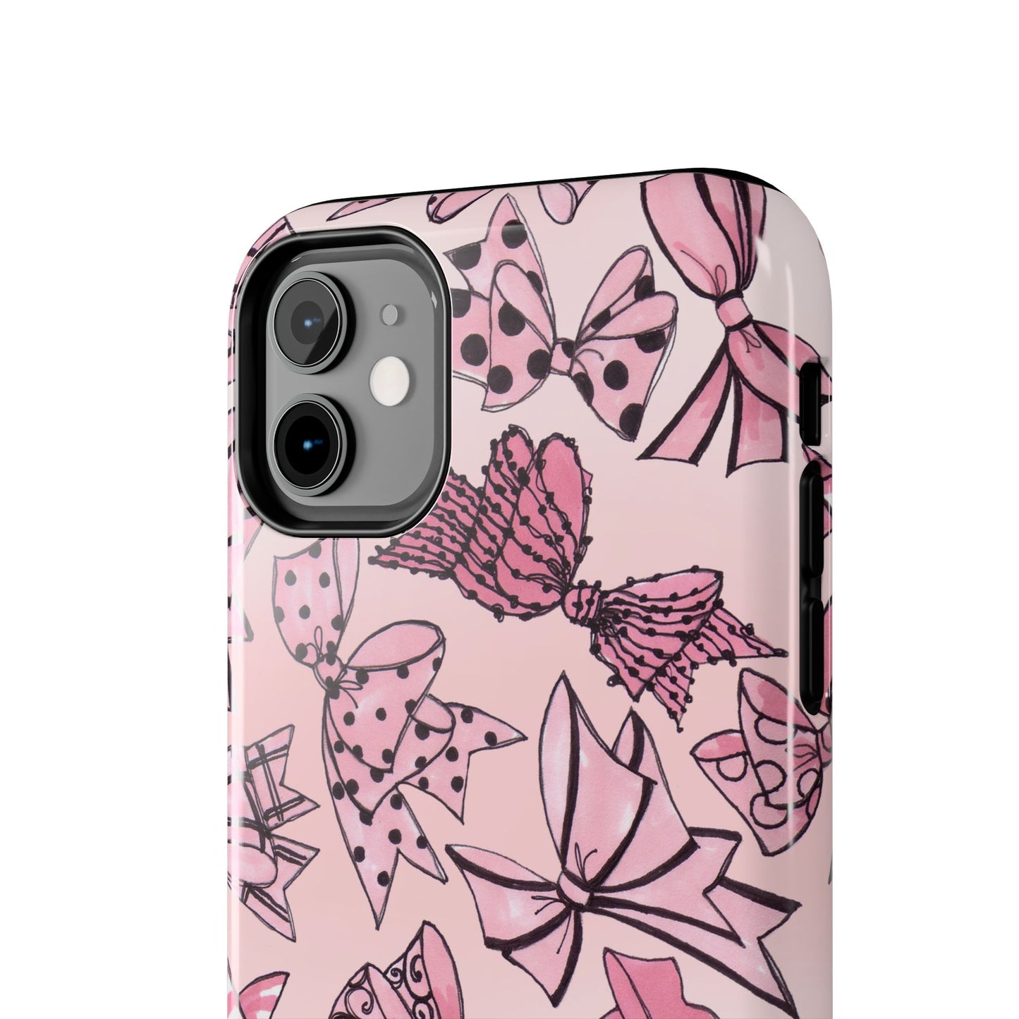 Blushing Bows Pink Sky Phone Case