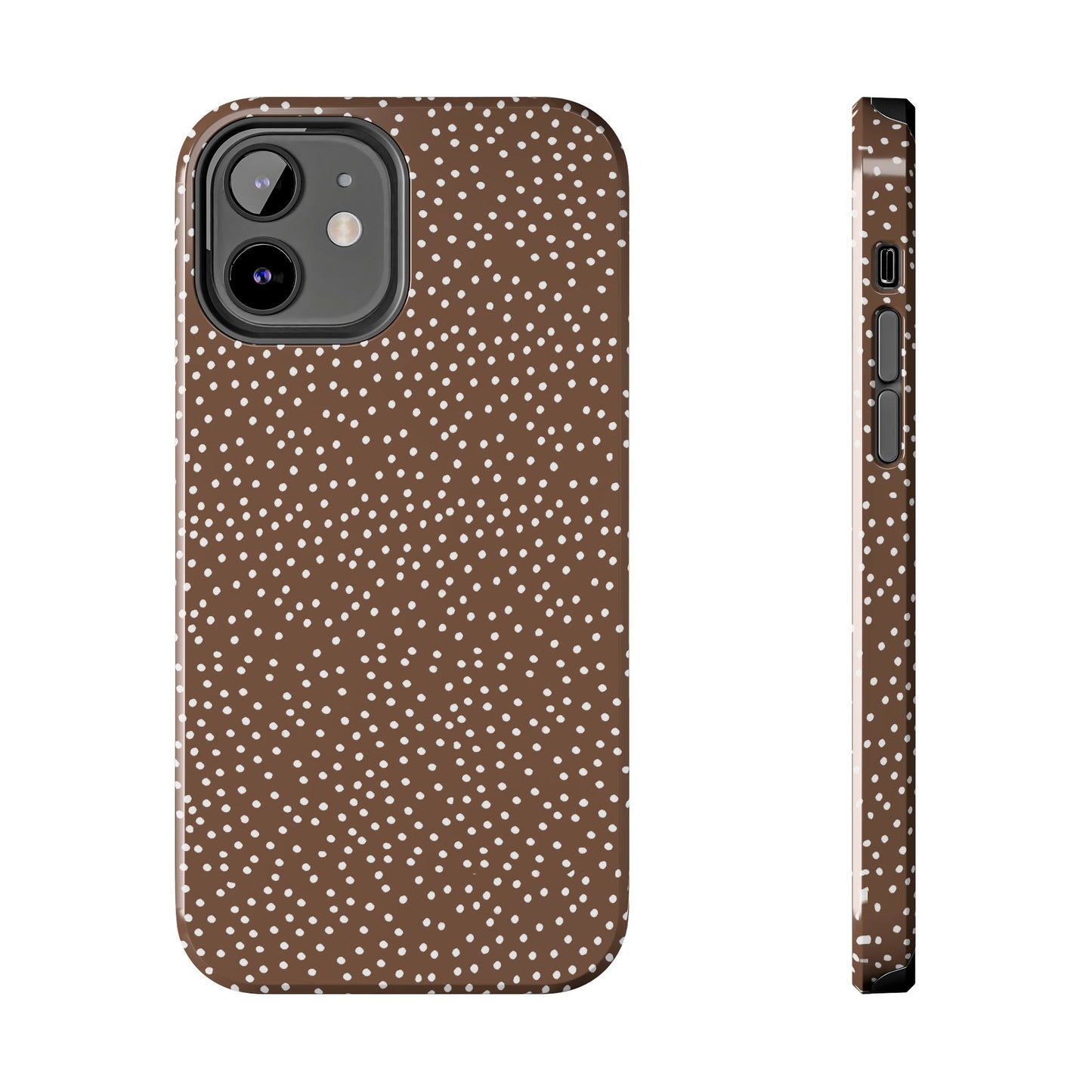 Dottible Chocolate / White Phone Case