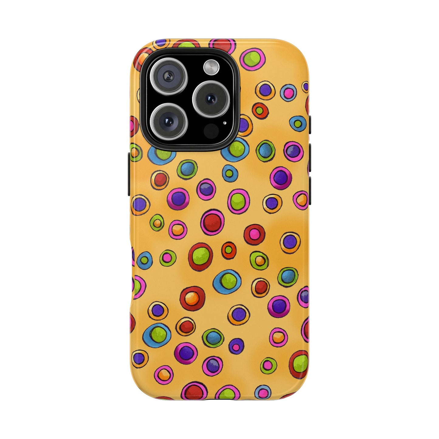 Dopey Dots Yellow Phone Case