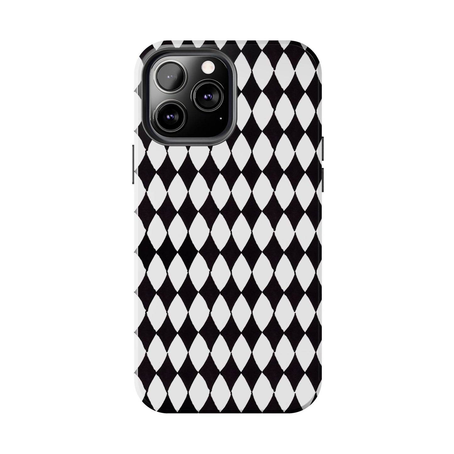 Diamond White / Black Phone Case