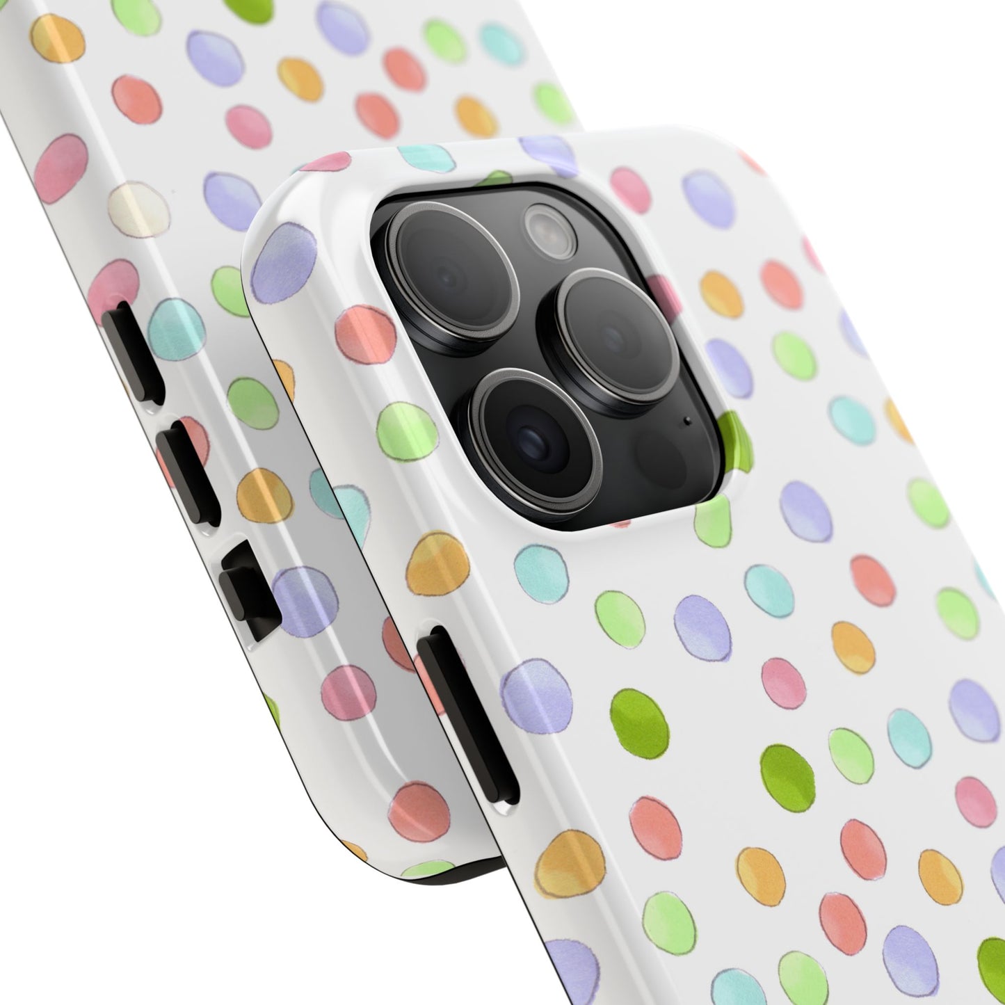 Happy Dots White Phone Case