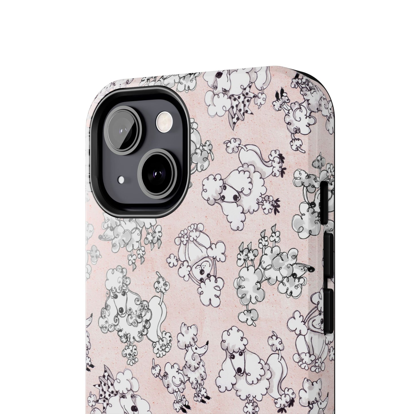 Paris Poodles Pink Phone Case