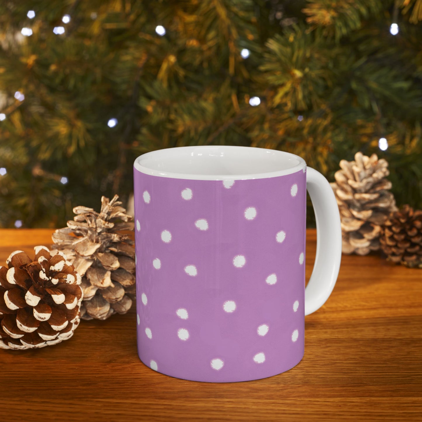 Medium Dots Purple Cup