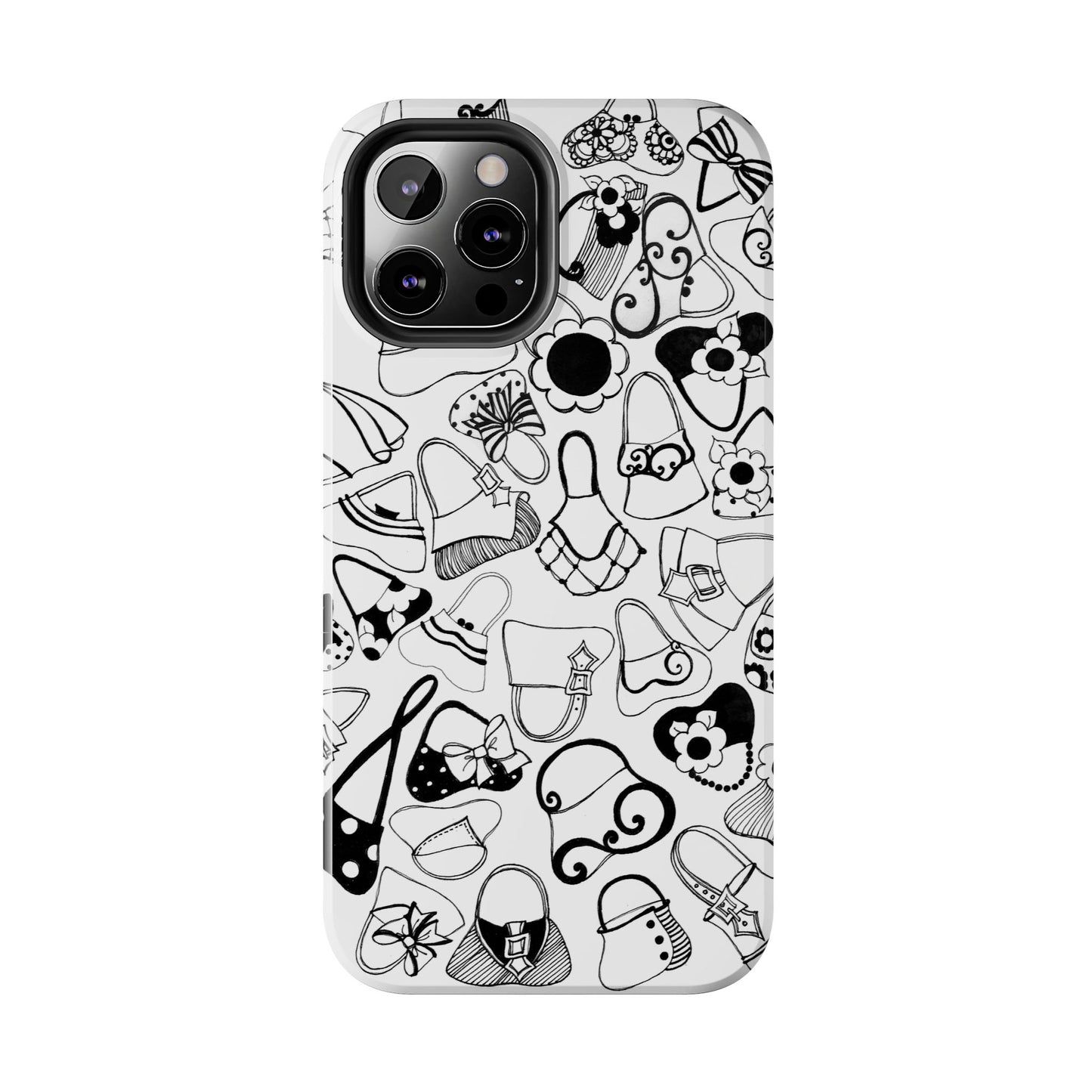 Handbags White / Black Phone Case