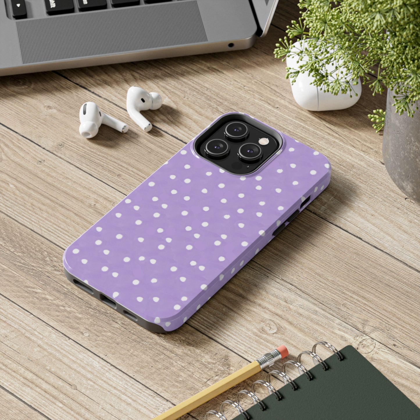 Space Dots Lilac Phone Case