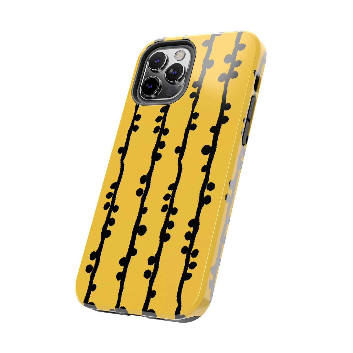 Loopy Stripe Yellow Phone Case