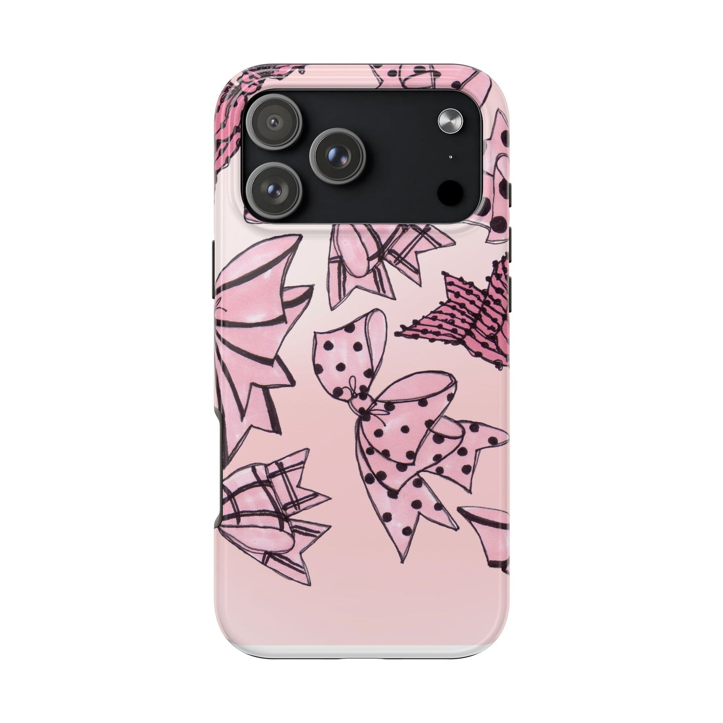 Cat Bows Pink Phone Case